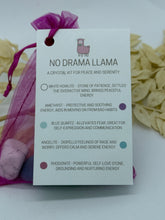 Load image into Gallery viewer, “NO DRAMA LLAMA” FIVE CRYSTAL SET