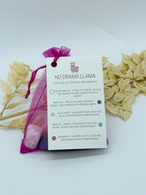 Load image into Gallery viewer, “NO DRAMA LLAMA” FIVE CRYSTAL SET