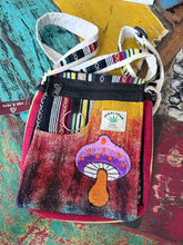 Load image into Gallery viewer, Handmade Himalayan Hemp Crossbody Mushroom Bag