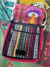 Load image into Gallery viewer, Handmade Himalayan Hemp Crossbody Mushroom Bag