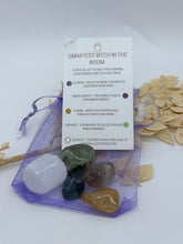 Load image into Gallery viewer, SMARTEST BITCH IN THE ROOM
FIVE CRYSTAL SET