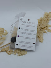 Load image into Gallery viewer, “FUCK RIGHT OFF “ FIVE CRYSTAL SET