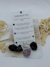 Load image into Gallery viewer, “FUCK RIGHT OFF “ FIVE CRYSTAL SET