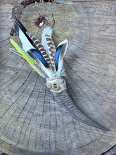 Load image into Gallery viewer, Handcrafted Ceremonial Smudge Wand : “Feathered Oracle”