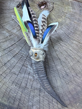 Load image into Gallery viewer, Handcrafted Ceremonial Smudge Wand : “Feathered Oracle”
