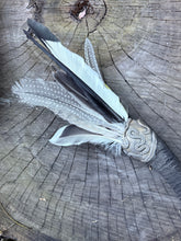 Load image into Gallery viewer, Handcrafted Ceremonial Smudge Wand : “Feathered Oracle”