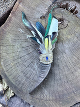 Load image into Gallery viewer, Handcrafted Ceremonial Smudge Wand -
“Sacred Waters Guardian”