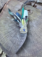Load image into Gallery viewer, Handcrafted Ceremonial Smudge Wand -
“Sacred Waters Guardian”
