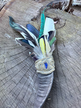Load image into Gallery viewer, Handcrafted Ceremonial Smudge Wand -
“Sacred Waters Guardian”