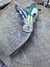 Load image into Gallery viewer, Handcrafted Ceremonial Smudge Wand -
“Sacred Waters Guardian”