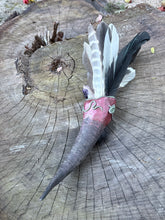 Load image into Gallery viewer, Handcrafted Ceremonial Smudge Wand -
“Whisperthorn”
