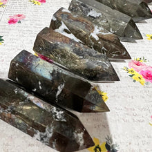 Load image into Gallery viewer, Pyrite Crystal Tower Point Generator Fools Gold