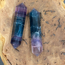 Load image into Gallery viewer, Fluorite Crystal Double Terminated Point