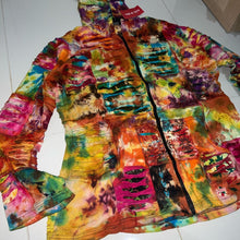 Load image into Gallery viewer, Nepalese Handmade Multi-Colour Cotton Hoodie Cardigan size XX Large