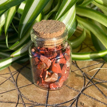 Load image into Gallery viewer, Red Jasper Crystals Crystal Chips Magic Gift - One Jar