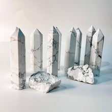 Load image into Gallery viewer, Howlite Crystal Tower