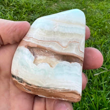 Load image into Gallery viewer, Caribbean Calcite Freeform Crystal Rock Blue Crystal