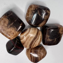 Load image into Gallery viewer, Chocolate Calcite Tumbled / Tumble Stone / Tumbles