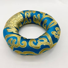 Load image into Gallery viewer, Hand Made Fabric Donut 12cm Singing Bowl Sound Healing Nepalese