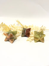 Load image into Gallery viewer, Green Onyx Merkaba Crystal Carving