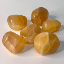 Load image into Gallery viewer, Orange Calcite Tumbled / Tumble Stone / Tumbles