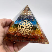 Load image into Gallery viewer, Organite Orgone Chakra  Pyramid
