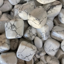 Load image into Gallery viewer, Howlite Tumbled / Tumble Stone / Tumbles