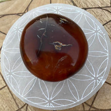 Load image into Gallery viewer, Carnelian Crystal Palm Stone Palmstone