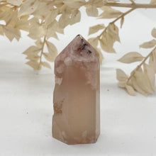 Load image into Gallery viewer, Flower Agate Crystal Tower Point Generator