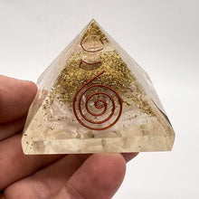 Load image into Gallery viewer, Organite Orgone Selenite   Pyramid