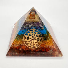 Load image into Gallery viewer, Organite Orgone Chakra  Pyramid