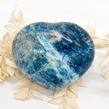 Load image into Gallery viewer, Apatite Crystal Heart Blue Crystal