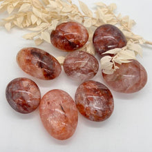 Load image into Gallery viewer, Fire Quartz Crystal Palm Stone Crystal