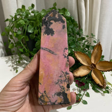 Load image into Gallery viewer, Rhodonite Crystal Tower Point Generator