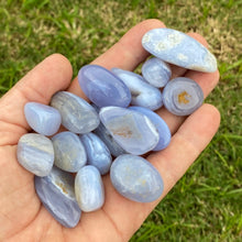 Load image into Gallery viewer, Blue Lace Agate Tumbled / Tumble Stone / Tumbles