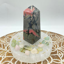 Load image into Gallery viewer, Rhodonite Crystal Tower Point Generator