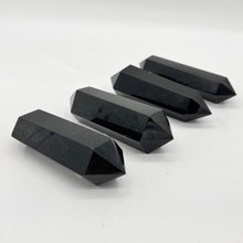 Load image into Gallery viewer, Black Obsidian double Terminated Point tower