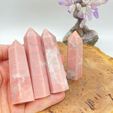 Load image into Gallery viewer, Pink Opal Crystal Tower Point Generator