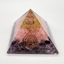 Load image into Gallery viewer, Organite Orgone Peace and Love  Pyramid