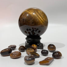 Load image into Gallery viewer, Tigers Eye Crystal Sphere Crystal Ball