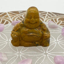 Load image into Gallery viewer, Crazy Lace Agate Buddha Crystal Carving