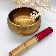Load image into Gallery viewer, Tibetan Brass Singing Bowl Sound Healing Bowl