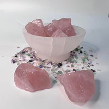 Load image into Gallery viewer, Rose Quartz Raw Crystal Crystal Chunk Pink Crystal Gift For Her