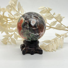 Load image into Gallery viewer, Money Agate Crystal Sphere Agate Crystal Ball