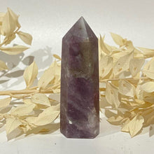 Load image into Gallery viewer, Plum Blossom Pink Tourmaline Crystal Tower Point Generator