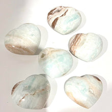 Load image into Gallery viewer, Caribbean Calcite Heart Crystal Gift for Her Blue CrystalHeart