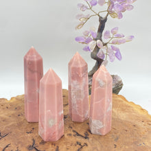Load image into Gallery viewer, Pink Opal Crystal Tower Point Generator