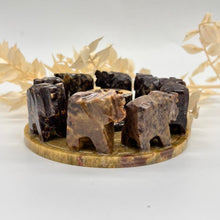 Load image into Gallery viewer, Boho Soapstone Elephant Incense Stick Holder