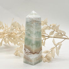 Load image into Gallery viewer, Caribbean Calcite Crystal Tower Point Generator
