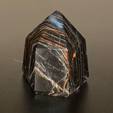 Load image into Gallery viewer, Black Tourmaline Crystal Tower Point Generator